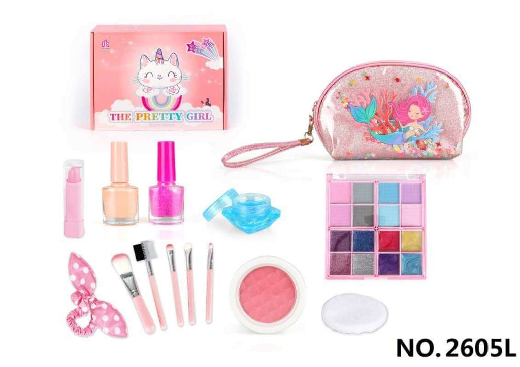 Mermaid Makeup Bag — Complete Kids Makeup Set