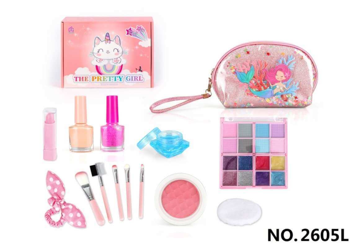 Mermaid Makeup Bag — Complete Kids Makeup Set