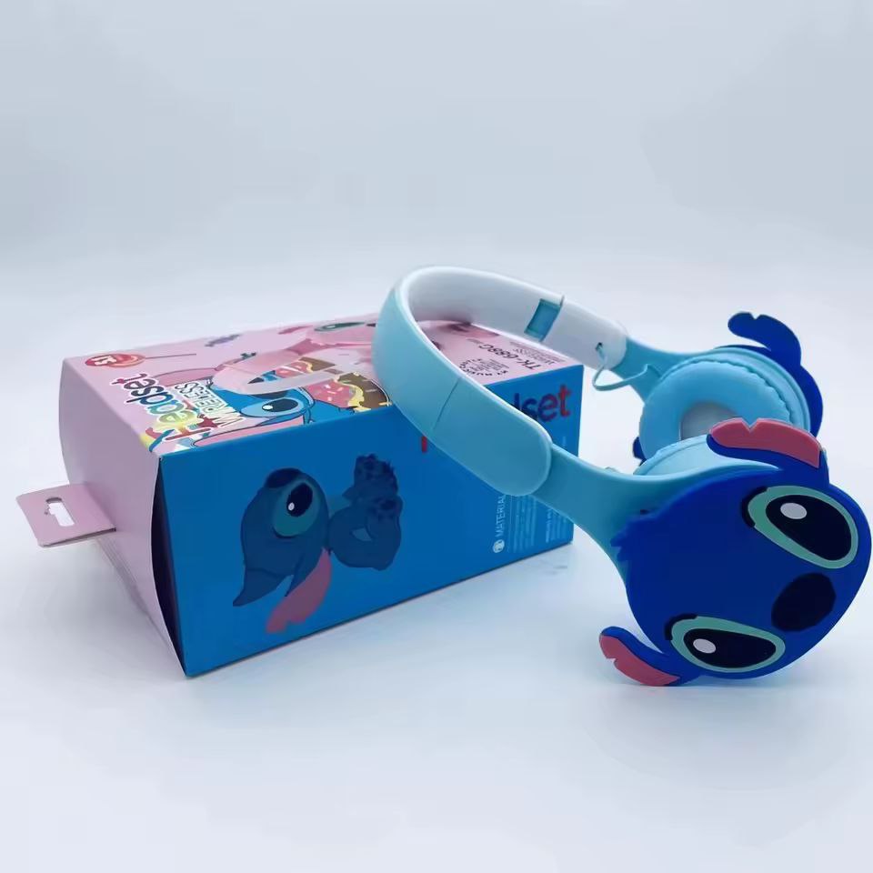 Stitch Wireless Headphones – Cute Design, Clear Sound