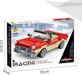 iRacing Fairlane Car Building Set – 370 Pieces | LEGO-Compatible Classic Car