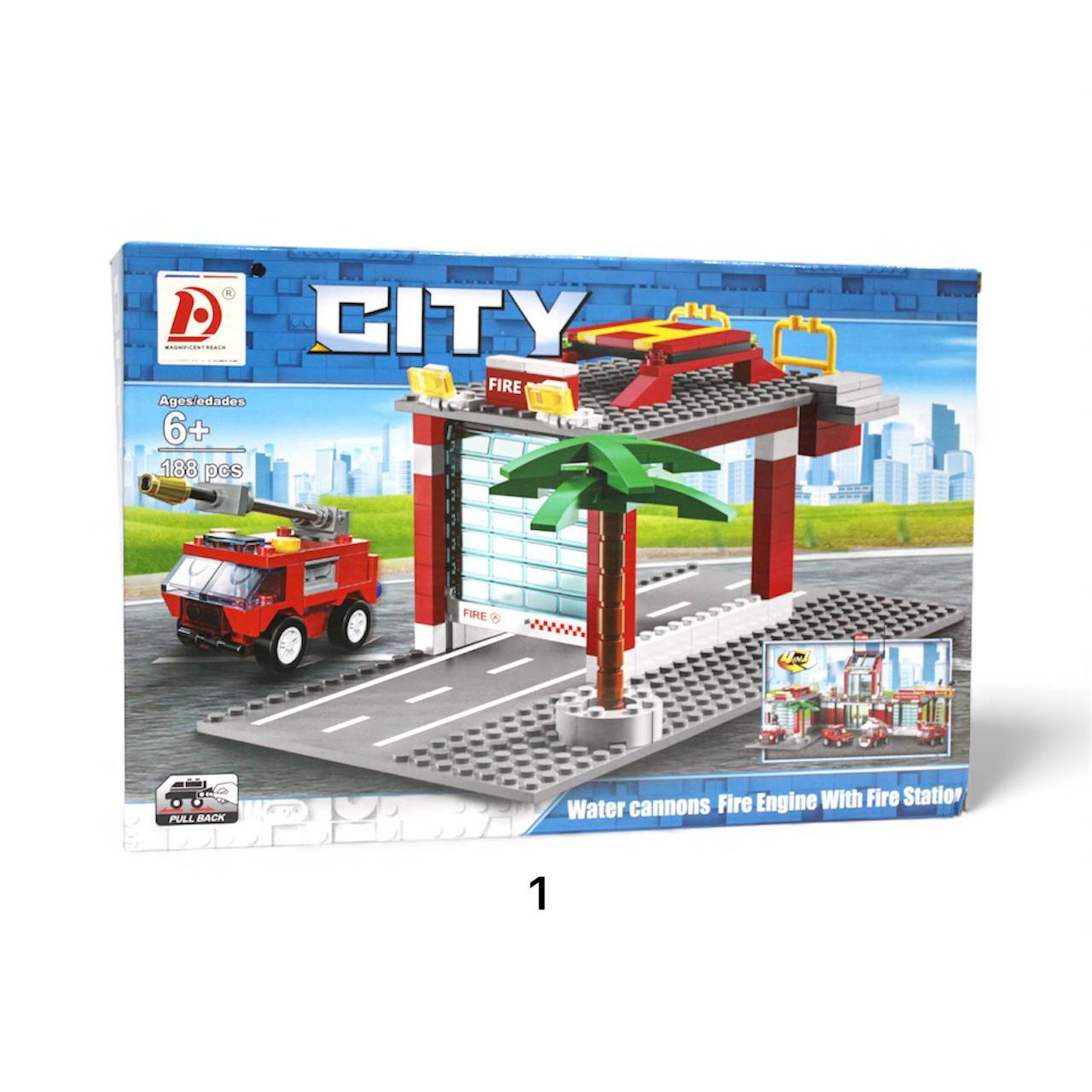 LEGO City Fire Station Building Set (188 TO 207 Pieces)