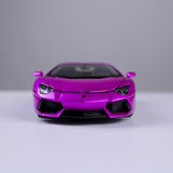 Lamborghini Aventador Coupé Die-Cast Model – Purple
