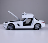 Mercedes-Benz SLS AMG Die-Cast Model Car – White