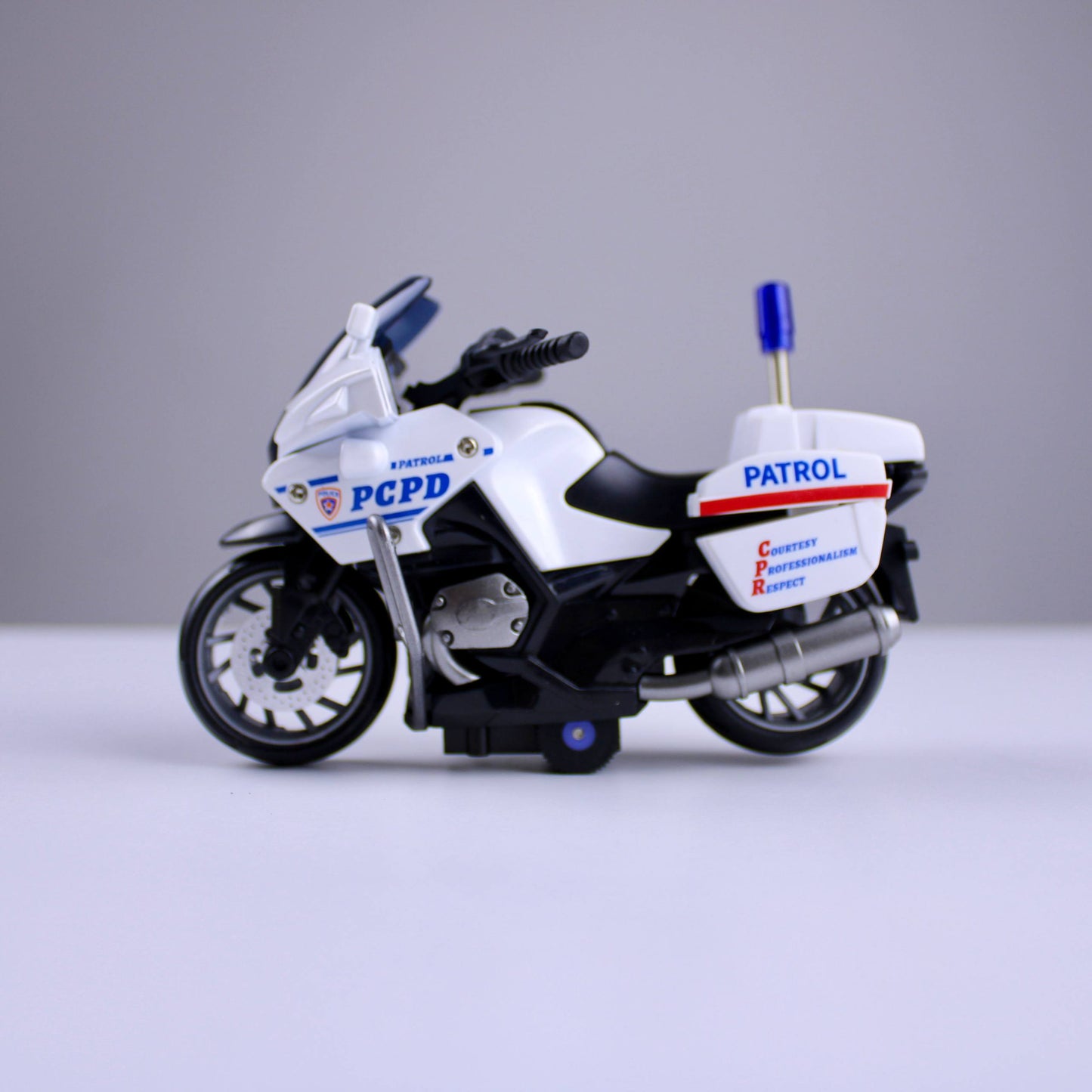 Police Motorcycle Toy – Metal Alloy