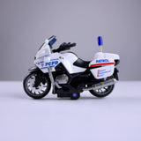 Police Motorcycle Toy – Metal Alloy