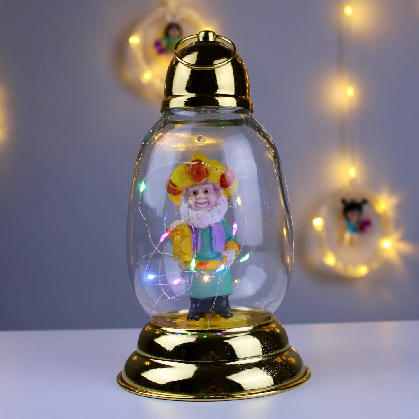 فانوس فنانيس زجاج – لون ذهبي فاخر