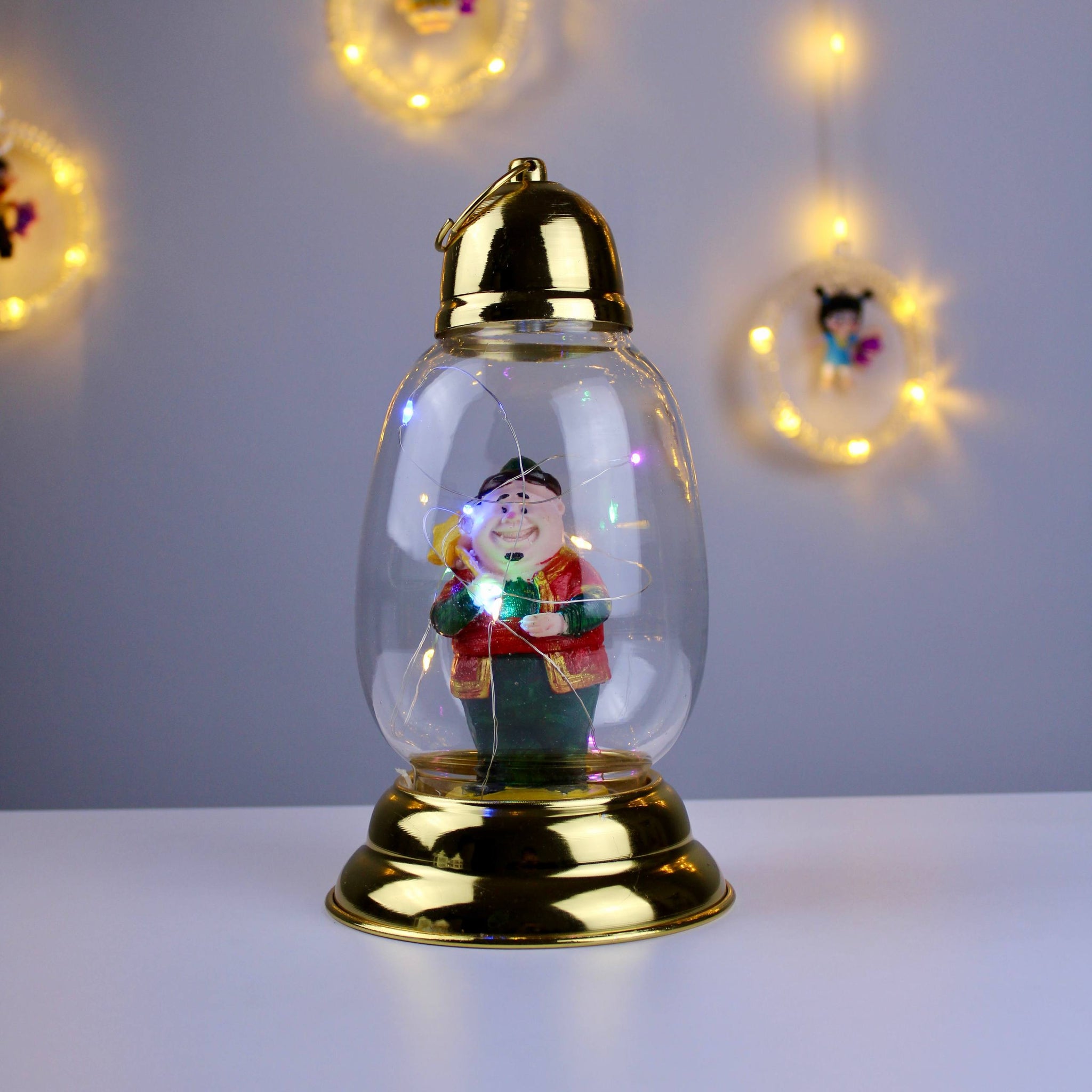 فانوس فنانيس زجاج – لون ذهبي فاخر