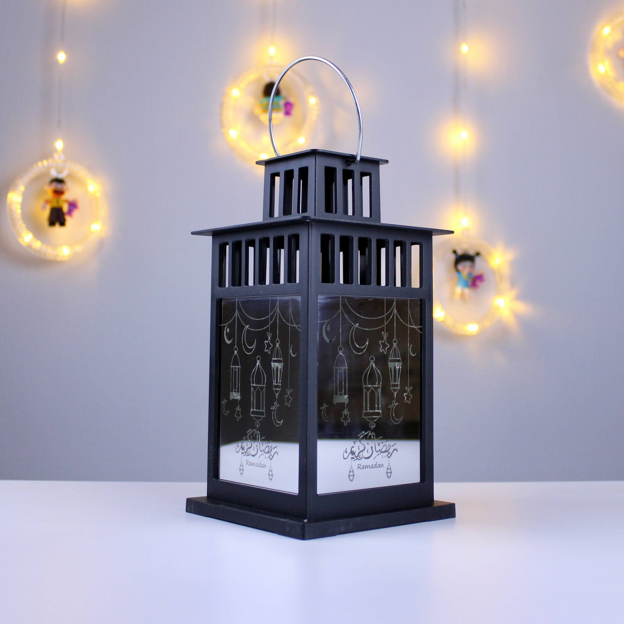فانوس إسلامي من الأكريليك - متوسط الحجم