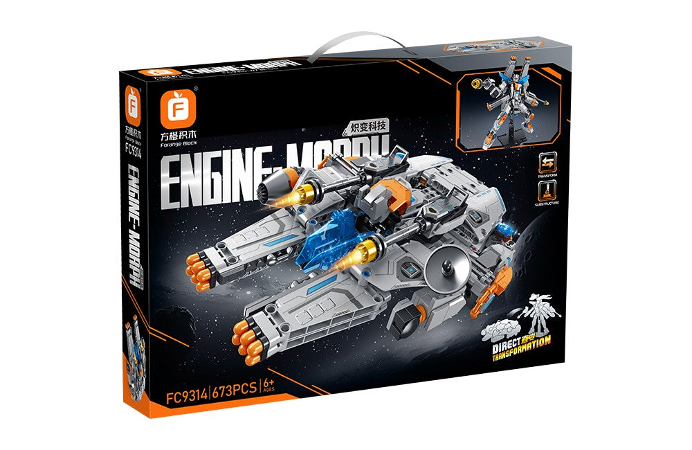 Engineering Morph Building Blocks Set – 673 Pieces