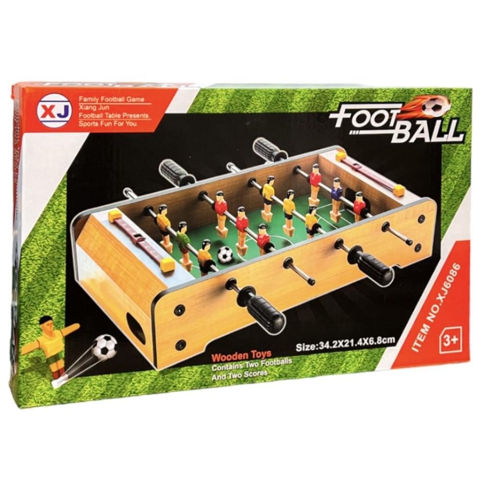 Wooden Foosball Table Game – Family Fun & Competition