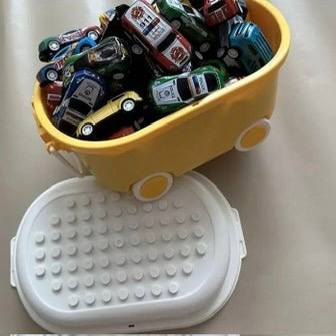 صندوق سيارات جامبو – 48 سيارة معدنية تسحب للخلف