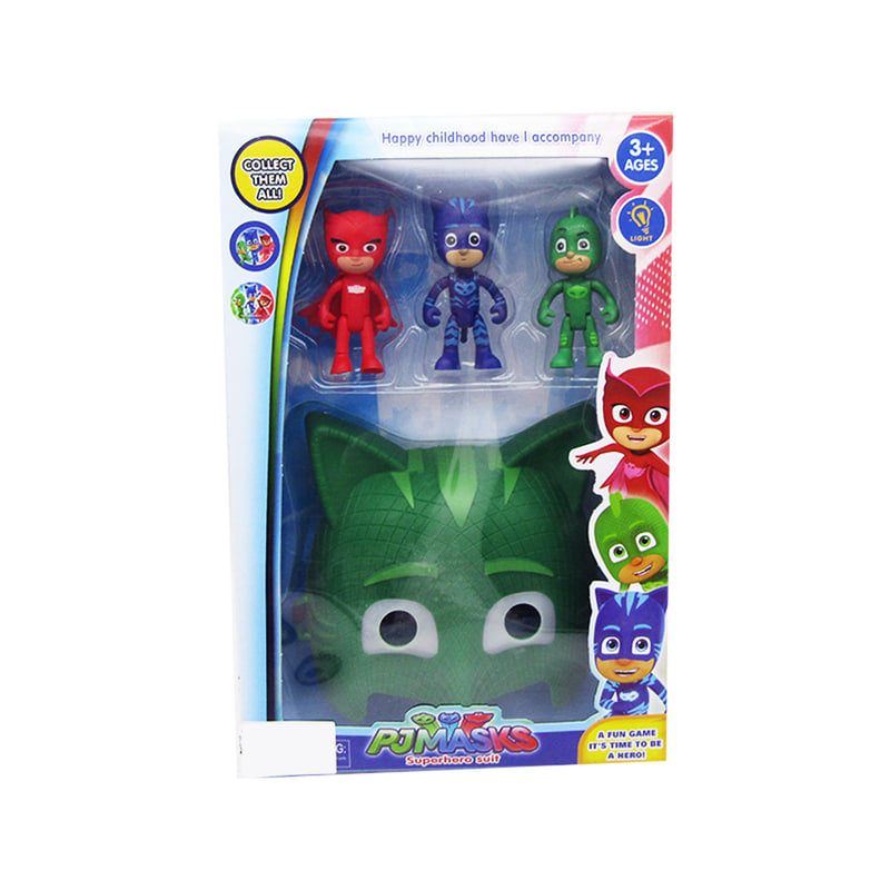 PJ Masks Action Figures Set – 3 Characters with Owlette Mask