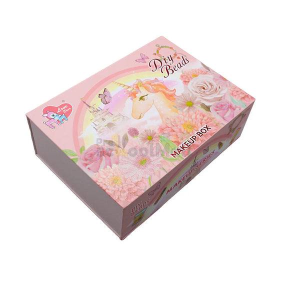 صندوق الأعمال اليدوية للمكياج والمجوهرات على شكل يونيكورن