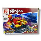 Ninja Dragon Building Blocks Set (107-113 pieces)