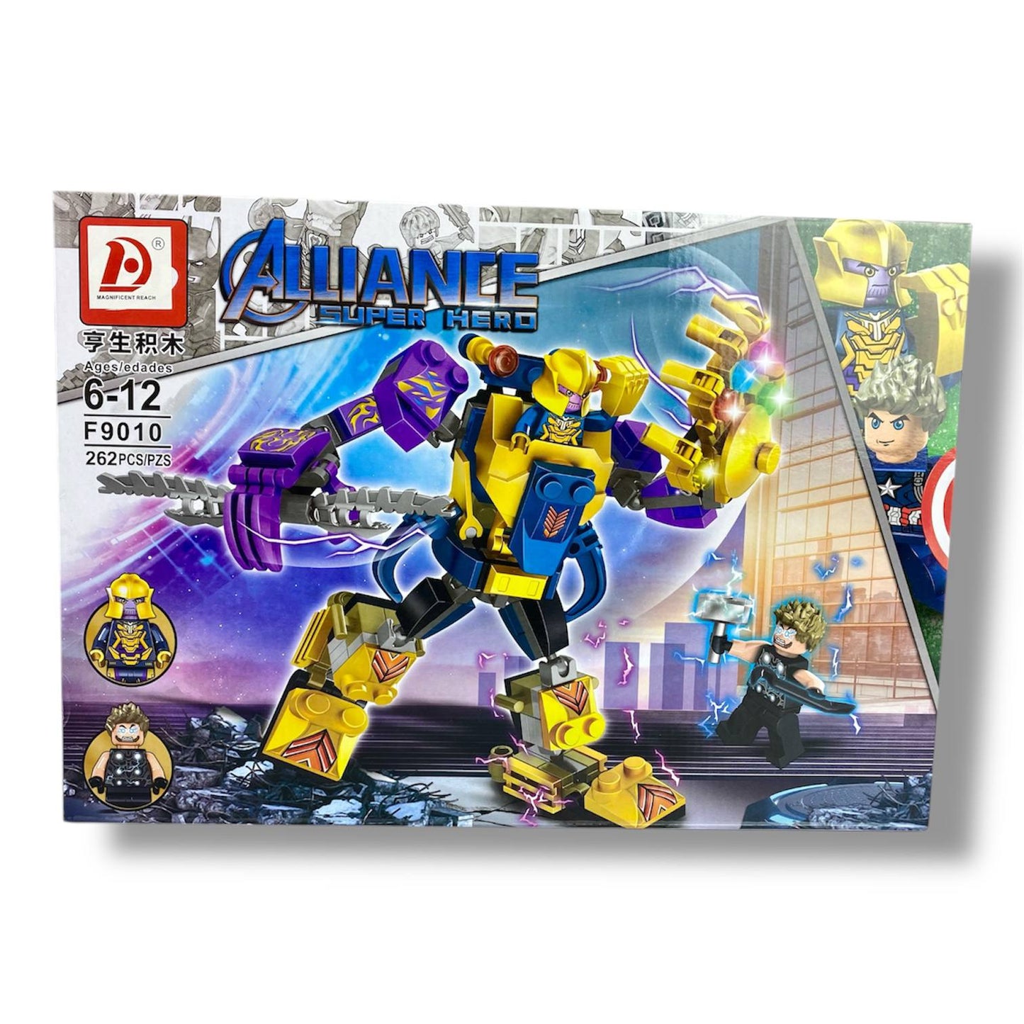 Super Heroes Building Blocks – ALLIANCE (260-267 pieces)