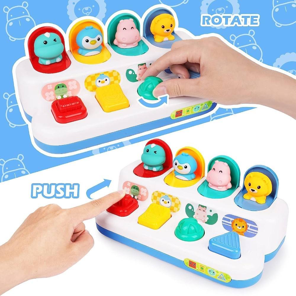 Interactive Pop-Up Press Game for Kids – Educational Toy