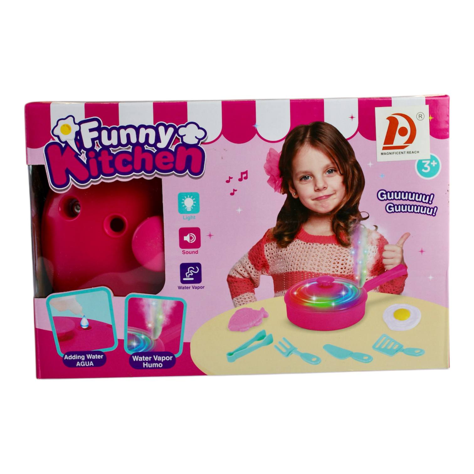 Funny Kitchen Interactive Cooking Pan Toy for Kids