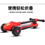 Kids Scooter with LED Wheels – Foldable 3-Wheel Design