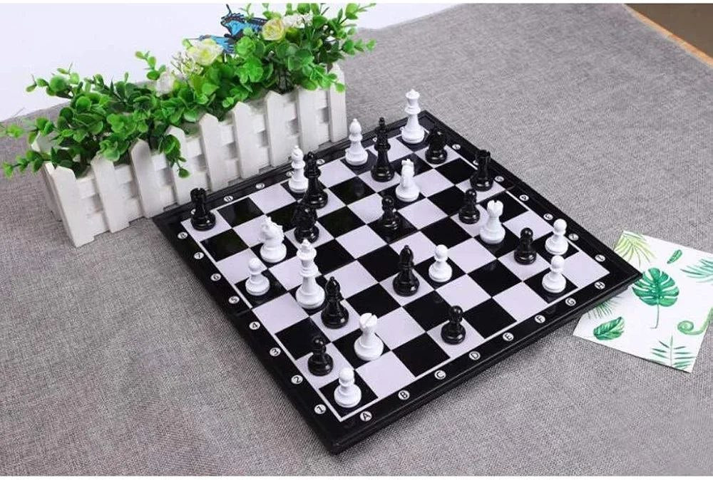 Magnetic Folding Chess Set – Portable Travel Board Game