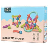 Magnetic Building Blocks Set – 42 Pieces Colorful Magnetic