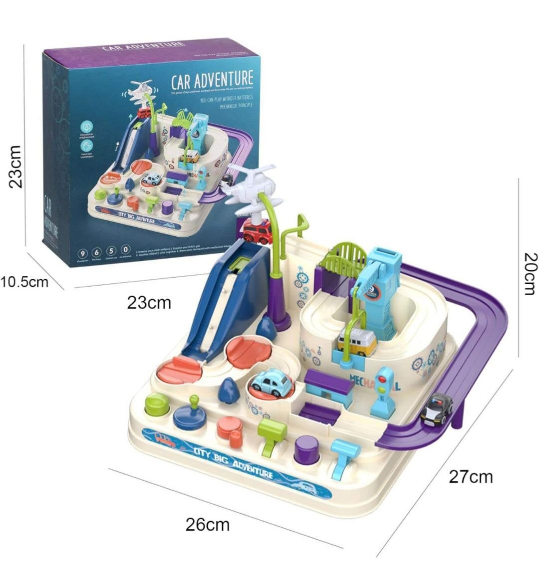 Car Adventure Game – Interactive Track City Playset