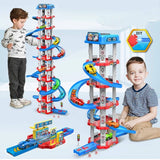 Speed Spin Way Spiral Race Track Tower – 105 Pieces