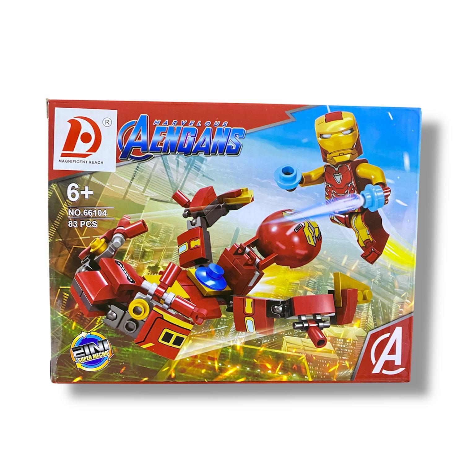 Super Hero 2-in-1 Mecha Building Set – Collectible Heroes Series