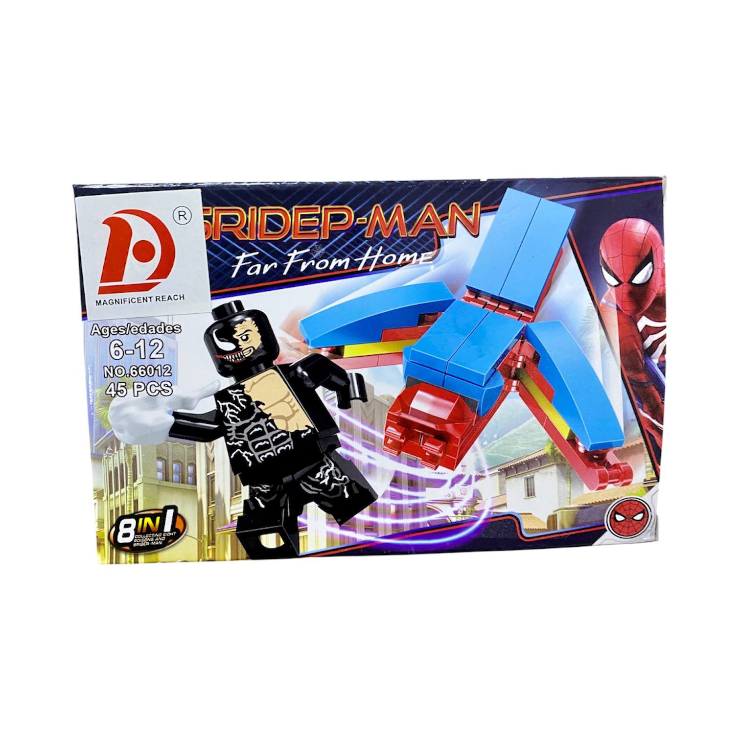 RIDEP-MAN 8-in-1 Building Blocks Set – Hero & Vehicle Collection