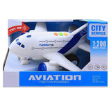 PLANEBUS 710A Jumbo Airplane – Light & Sound Aircraft Toy for Kids