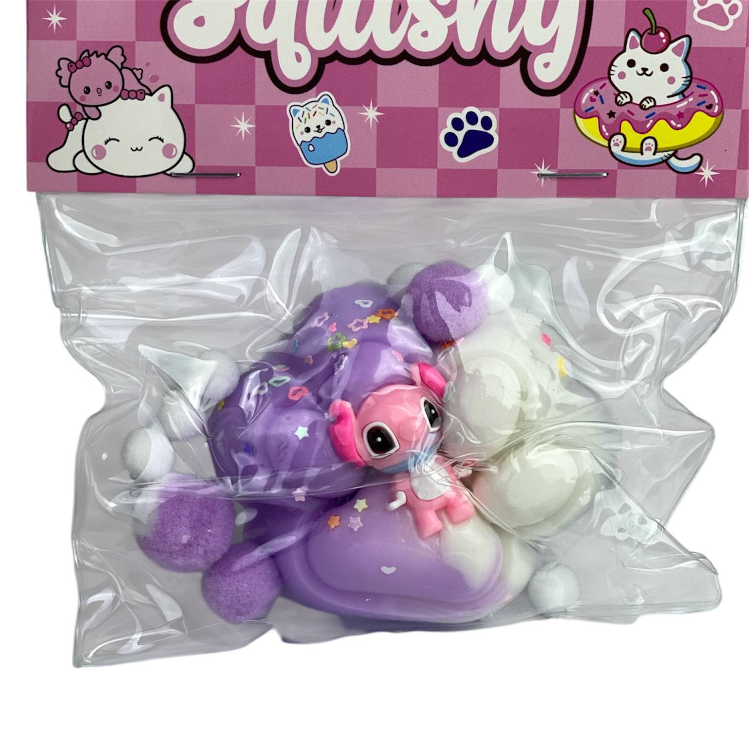 Stitch Cat Paw Squishy – Soft Stress Relief Sensory Toy