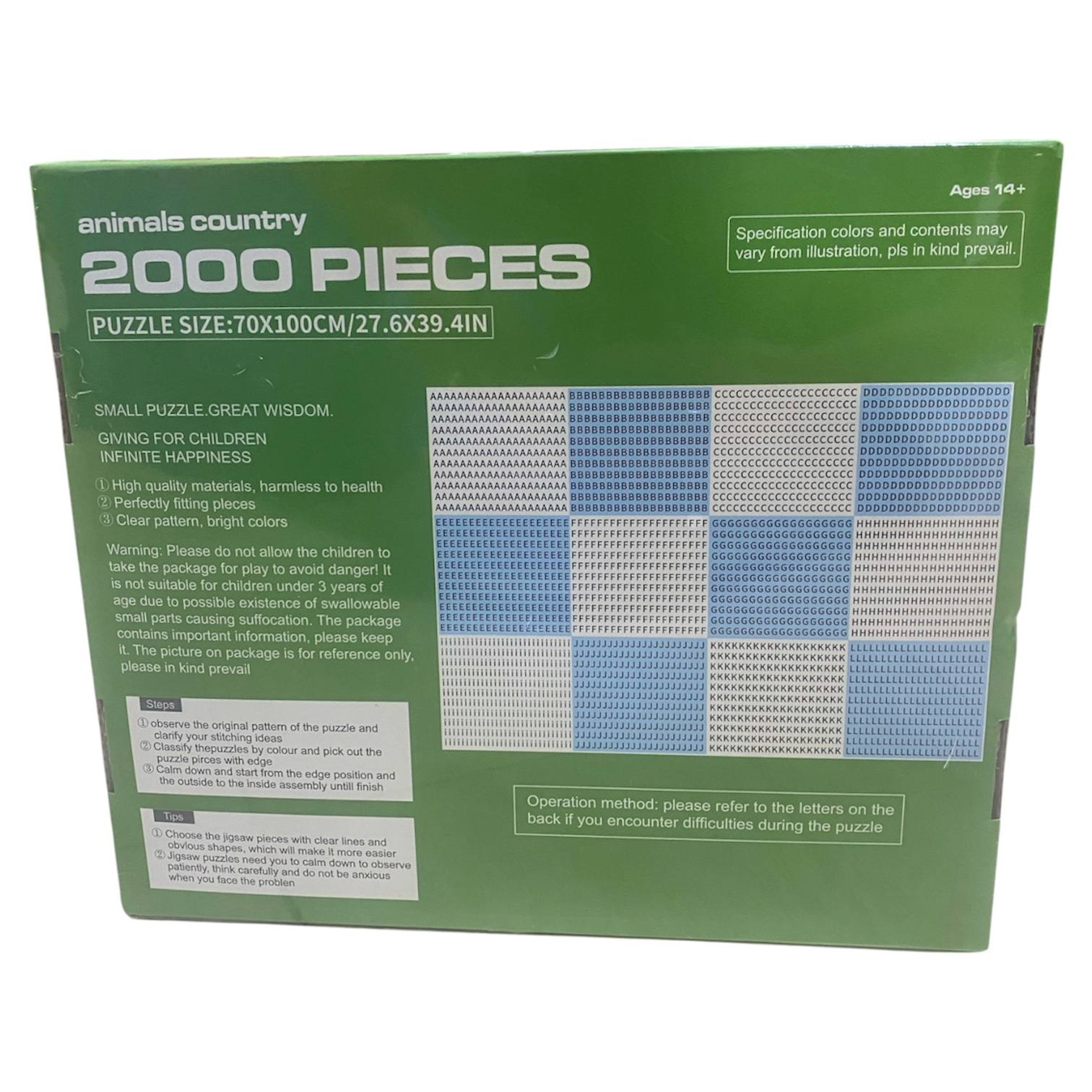 Animal Kingdom Jigsaw Puzzle – 2000 Pieces