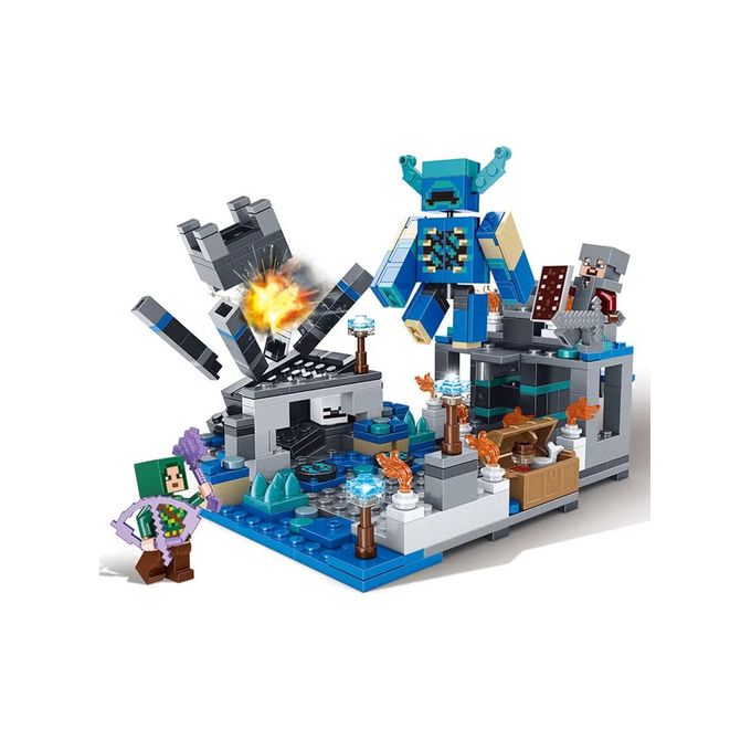 Minecraft-Inspired Fortress & Warden Building Set – 437 Pieces