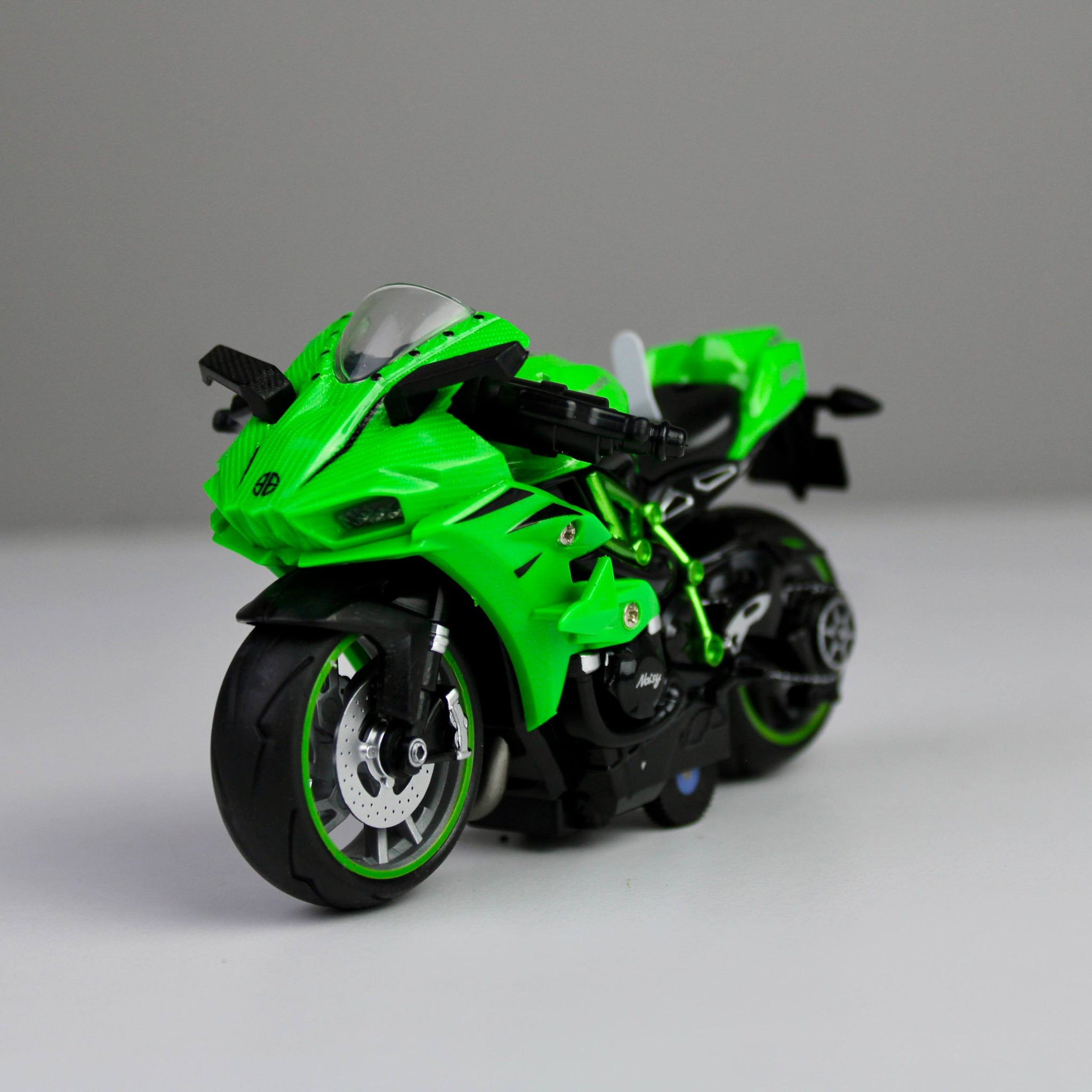Kawasaki Ninja H2R Die-Cast Motorcycle 1:12 – Alloy Metal Model with Lights & Sounds