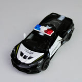 Police Sports Car Die-Cast 1:28 – Metal Model with Lights & Siren Sounds