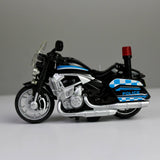 Police Motorcycle 1:12 – Pull-Back Model with Lights & Siren Sounds