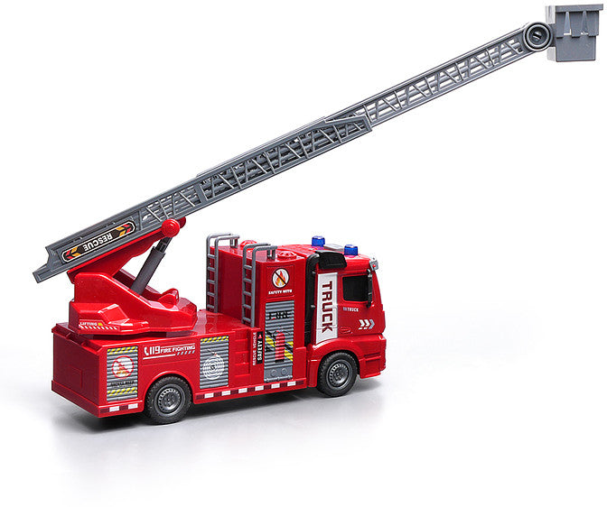 Fire Rescue Truck Toy – 1:16 Scale with Lights & Sounds