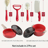 Kids Cutting Fruits & Vegetables Toy Set – 69-Piece Pretend Play Kitchen Set