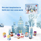 Magnetic Ice Castle Building Blocks – 76-Piece Creative Construction Set