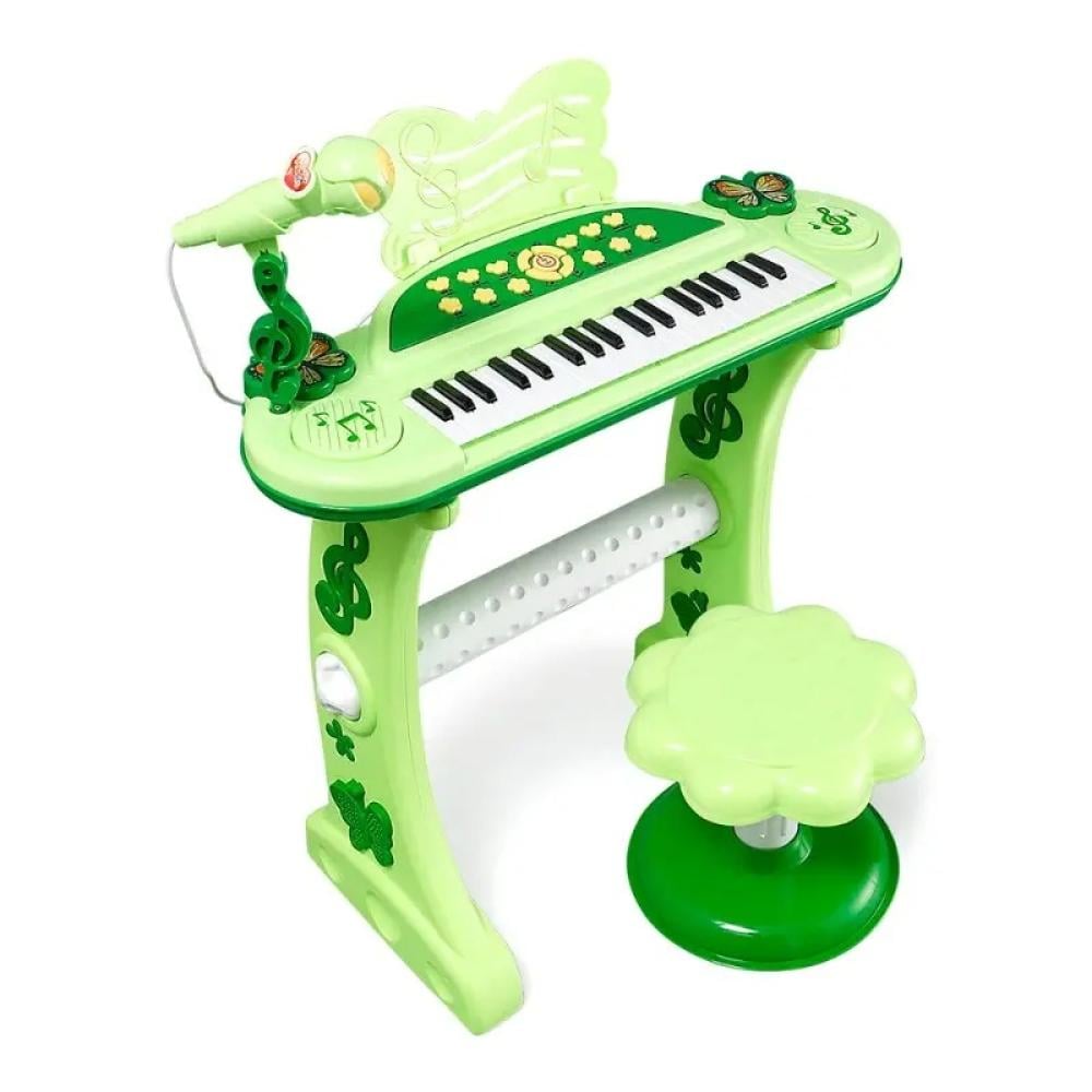 Kids Electronic Keyboard – 37-Key Musical Keyboard with Microphone, Stand & Stool