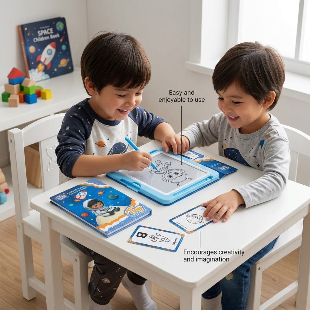 Magic Painting Board – Kids Reusable Drawing & Learning Board