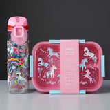 Smiggle Unicorn Lunch Box & Water Bottle Set – 1270ml + 650ml
