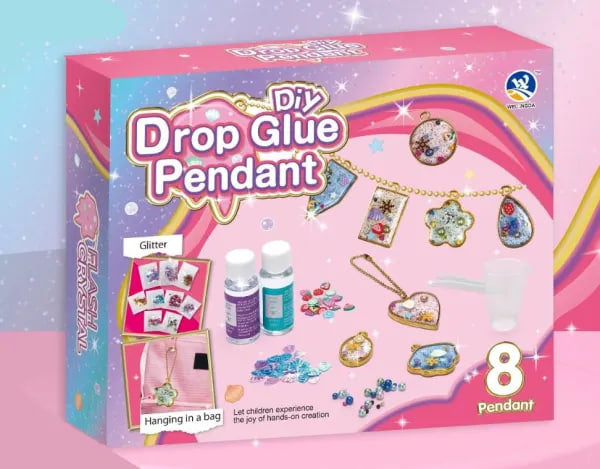 Magnificent Reach DIY Drop Glue Pendant – Jewelry & Keychain Craft Kit