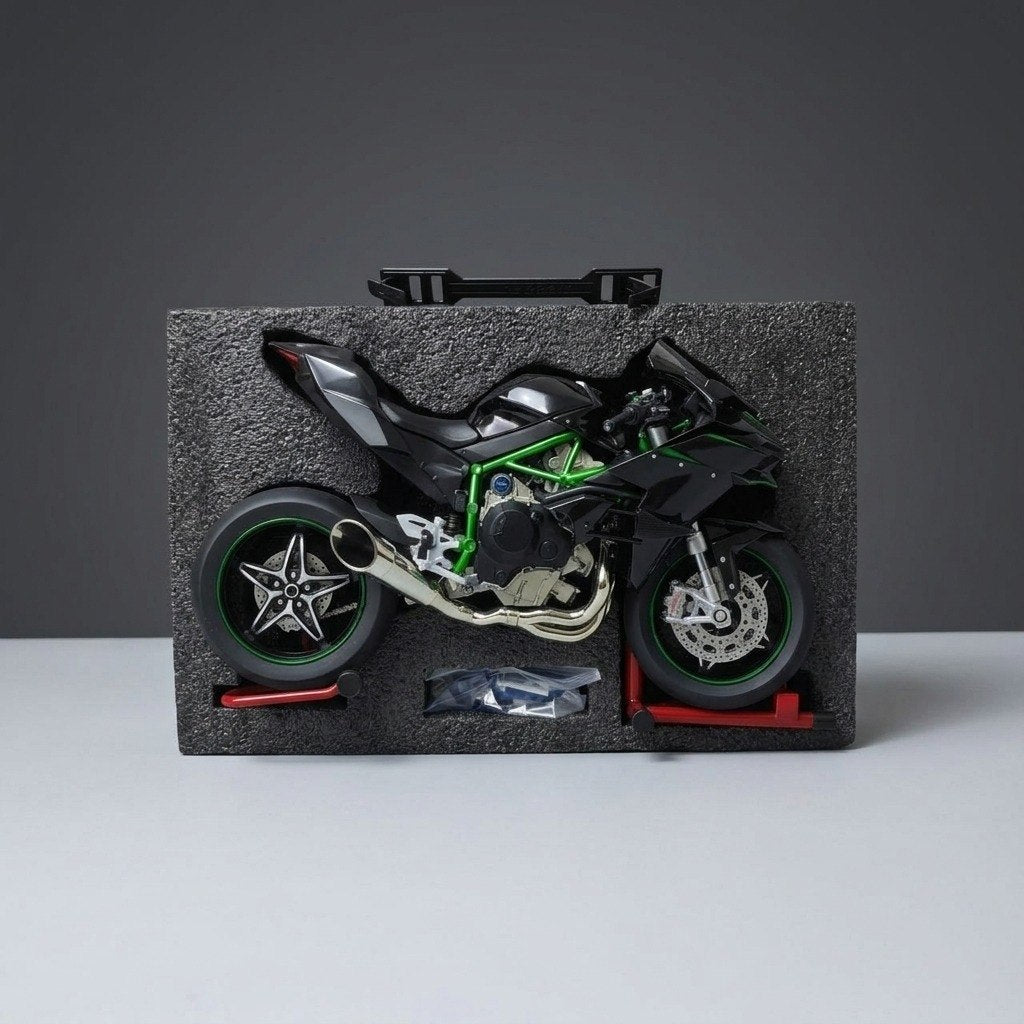 1:6 Kawasaki Ninja H2R XLG – Zinc Alloy Die-Cast Motorcycle Model with Light, Sound & Vapor Effects