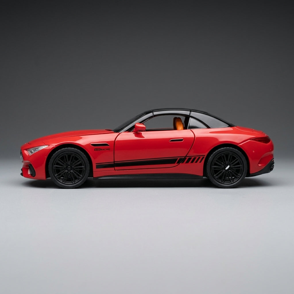 1:22 مرسيدس-AMG SL63 – نموذج سيارة مصبوب مع ضوء وصوت