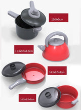 Magnificent Peach Kitchen Playset – Pretend Cooking Set with Accessories