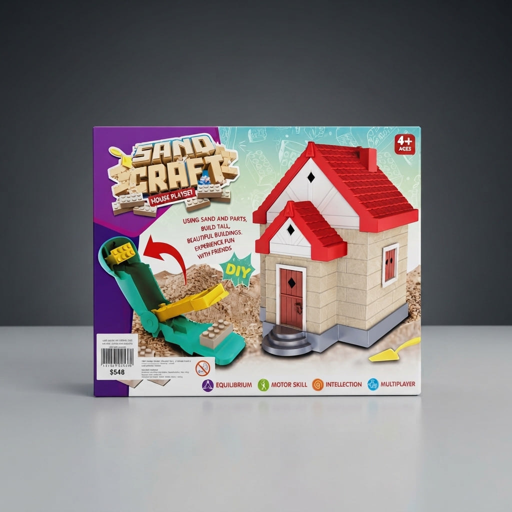 Sand Craft House Playset – Build Your Own Sand House