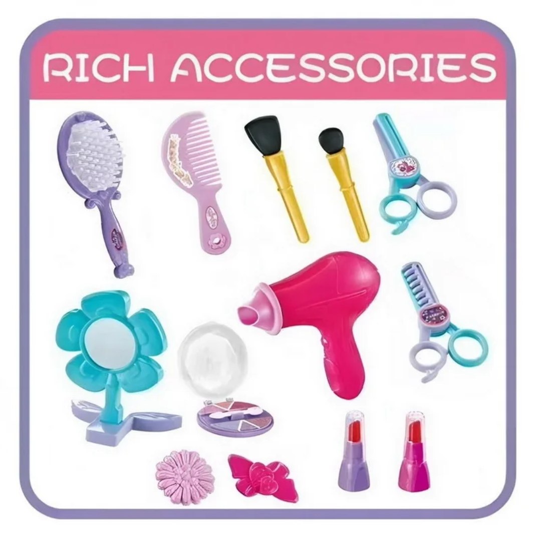 Kids Vanity Makeup Set – Crown Design