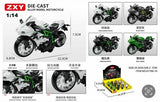 Ninja Motorcycle 1:14 Scale Model