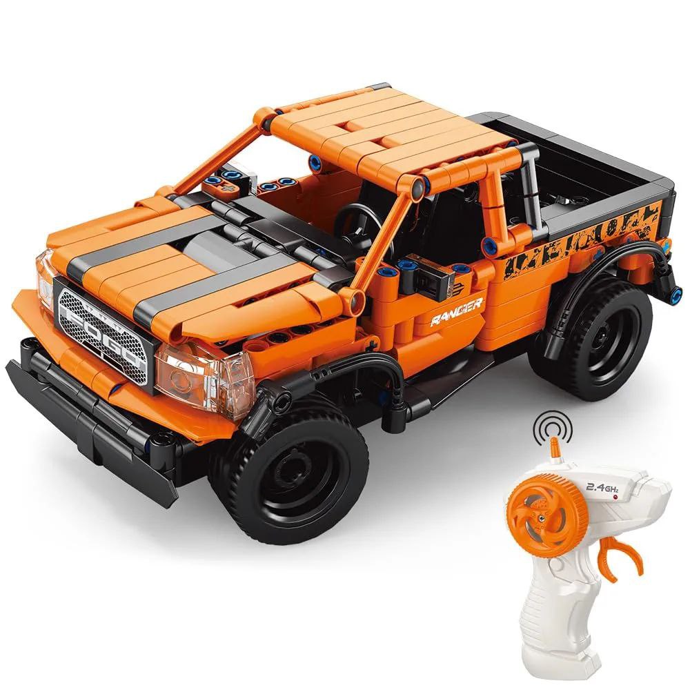Remote Control LEGO Car Model – 1:16 Scale (405 Pieces)