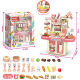 مجموعة ألعاب مطبخ صغير - حوض ماء حقيقي وملحقاته 